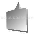 Schellsburg borough, Bedford County, Pennsylvania (Gray Gradient Fill with Shadow)