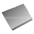 West Whiteland township, Chester County, Pennsylvania (Gray Gradient Fill with Shadow)