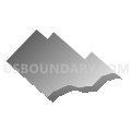 Blakely borough, Lackawanna County, Pennsylvania (Gray Gradient Fill with Shadow)