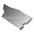 Allegheny township, Blair County, Pennsylvania (Gray Gradient Fill with Shadow)