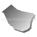 New Eagle borough, Washington County, Pennsylvania (Gray Gradient Fill with Shadow)