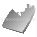 Woodbury township, Blair County, Pennsylvania (Gray Gradient Fill with Shadow)