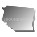 Hepburn township, Lycoming County, Pennsylvania (Gray Gradient Fill with Shadow)