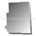 New Sewickley township, Beaver County, Pennsylvania (Gray Gradient Fill with Shadow)