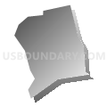 Jonestown borough, Lebanon County, Pennsylvania (Gray Gradient Fill with Shadow)