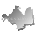 North Annville township, Lebanon County, Pennsylvania (Gray Gradient Fill with Shadow)