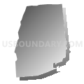 Silver Spring township, Cumberland County, Pennsylvania (Gray Gradient Fill with Shadow)