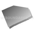 Fayette township, Juniata County, Pennsylvania (Gray Gradient Fill with Shadow)