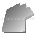 Mifflintown borough, Juniata County, Pennsylvania (Gray Gradient Fill with Shadow)