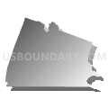 Montgomery township, Franklin County, Pennsylvania (Gray Gradient Fill with Shadow)