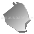 Port Royal borough, Juniata County, Pennsylvania (Gray Gradient Fill with Shadow)