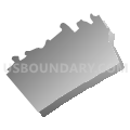 Spruce Hill township, Juniata County, Pennsylvania (Gray Gradient Fill with Shadow)