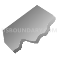 Lower Mount Bethel township, Northampton County, Pennsylvania (Gray Gradient Fill with Shadow)