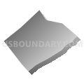 Huston township, Centre County, Pennsylvania (Gray Gradient Fill with Shadow)