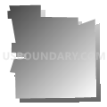 Stoneboro borough, Mercer County, Pennsylvania (Gray Gradient Fill with Shadow)
