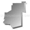 Wheatland borough, Mercer County, Pennsylvania (Gray Gradient Fill with Shadow)