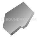 Port Matilda borough, Centre County, Pennsylvania (Gray Gradient Fill with Shadow)