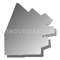 Snow Shoe borough, Centre County, Pennsylvania (Gray Gradient Fill with Shadow)
