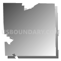 Forward township, Butler County, Pennsylvania (Gray Gradient Fill with Shadow)