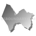 Bonneau CCD, Berkeley County, South Carolina (Gray Gradient Fill with Shadow)