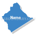 Bowman CCD, Orangeburg County, South Carolina (Solid Fill with Shadow)