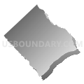 Monetta CCD, Aiken County, South Carolina (Gray Gradient Fill with Shadow)