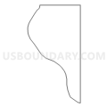 Civil Bend township, Union County, South Dakota (Light Gray Border)
