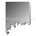 Wall township, Jackson County, South Dakota (Gray Gradient Fill with Shadow)