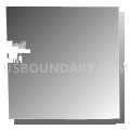 Liberty township, Hutchinson County, South Dakota (Gray Gradient Fill with Shadow)