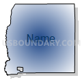 Northwest Bon Homme UT, Bon Homme County, South Dakota (Radial Fill with Shadow)