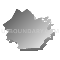 District 3, Blount County, Tennessee (Gray Gradient Fill with Shadow)