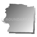District 2, Weakley County, Tennessee (Gray Gradient Fill with Shadow)