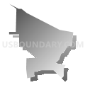 District 6, Weakley County, Tennessee (Gray Gradient Fill with Shadow)