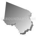 District 6, Maury County, Tennessee (Gray Gradient Fill with Shadow)