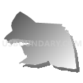 District 7, Humphreys County, Tennessee (Gray Gradient Fill with Shadow)