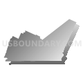 District 8, Hamilton County, Tennessee (Gray Gradient Fill with Shadow)