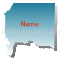 Baird CCD, Callahan County, Texas (Blue Gradient Fill with Shadow)