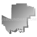 Iowa Park CCD, Wichita County, Texas (Gray Gradient Fill with Shadow)