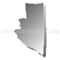 Sierra Blanca CCD, Hudspeth County, Texas (Gray Gradient Fill with Shadow)