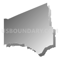 Gladewater CCD, Gregg County, Texas (Gray Gradient Fill with Shadow)