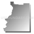 Hurricane CCD, Washington County, Utah (Gray Gradient Fill with Shadow)