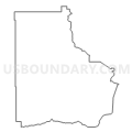Duchesne CCD, Duchesne County, Utah (Light Gray Border)