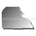 Loa CCD, Wayne County, Utah (Gray Gradient Fill with Shadow)