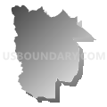 Lehi CCD, Utah County, Utah (Gray Gradient Fill with Shadow)