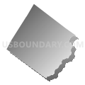 Bloomfield town, Essex County, Vermont (Gray Gradient Fill with Shadow)