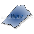 Livingston district, Spotsylvania County, Virginia (Radial Fill with Shadow)