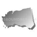 District 2, Orange County, Virginia (Gray Gradient Fill with Shadow)