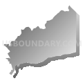 District 3, Orange County, Virginia (Gray Gradient Fill with Shadow)