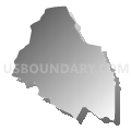 Broad Run district, Loudoun County, Virginia (Gray Gradient Fill with Shadow)