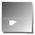 Bovina town, Outagamie County, Wisconsin (Gray Gradient Fill with Shadow)